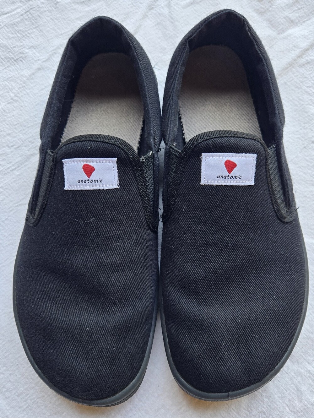Anatomic All In Slip Ons, Black, Size 39 BAREFOOT SHOE